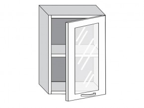 1.50.3 Шкаф настенный (h=720) на 500мм с 1-ой стекл. дверцей в Трёхгорном - tryohgornyj.magazin-mebel74.ru | фото