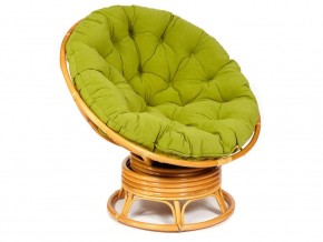 Кресло-качалка Papasan w 23/01 B с подушкой Honey, флок Олива в Трёхгорном - tryohgornyj.magazin-mebel74.ru | фото