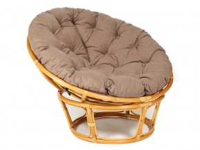 Кресло Papasan 23/01 W с подушкой Honey, экошерсть Коричневый в Трёхгорном - tryohgornyj.magazin-mebel74.ru | фото