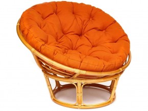 Кресло Papasan 23/01 W с подушкой Honey, ткань Оранжевый в Трёхгорном - tryohgornyj.magazin-mebel74.ru | фото