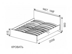 Кровать 1600х2000 ортопедическое основание в Трёхгорном - tryohgornyj.magazin-mebel74.ru | фото