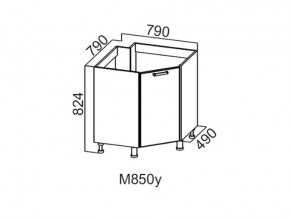 М850у Стол-рабочий 850 (угловой под мойку) в Трёхгорном - tryohgornyj.magazin-mebel74.ru | фото