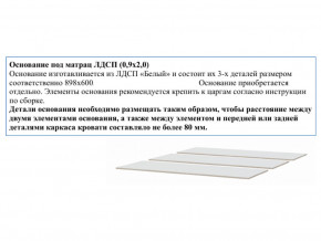 Основание из ЛДСП 0,9х2,0м в Трёхгорном - tryohgornyj.magazin-mebel74.ru | фото