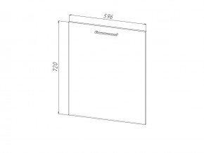 П 60 Комплект для посудомоечной машины 600 мм (цоколь + фасад) ЛДСП в Трёхгорном - tryohgornyj.magazin-mebel74.ru | фото