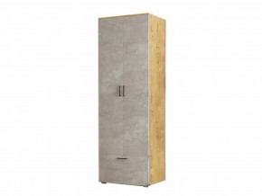 Шкаф Дуся ДШ 67.1 дуб бунратти/цемент в Трёхгорном - tryohgornyj.magazin-mebel74.ru | фото