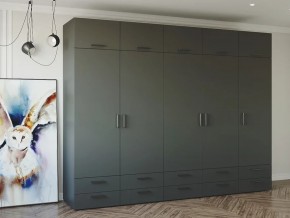 Шкаф распашной 3000А Антрацит в Трёхгорном - tryohgornyj.magazin-mebel74.ru | фото