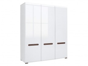 Шкаф S205-SZF3D/21/18 Ацтека белый в Трёхгорном - tryohgornyj.magazin-mebel74.ru | фото