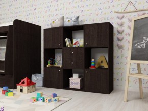 Стеллаж Джери венге в Трёхгорном - tryohgornyj.magazin-mebel74.ru | фото